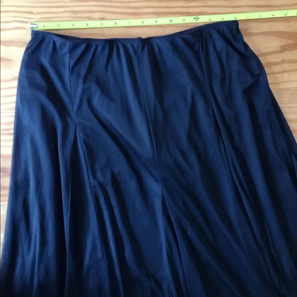 Alex Evenings Chiffon Pull-On Midi / Tea Length Skirt XL - Picture 10 of 10